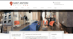 Desktop Screenshot of hotel9santantoni.com